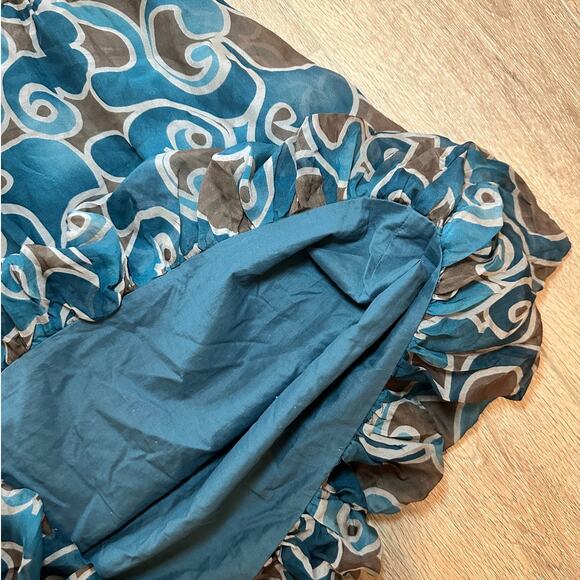 Arden B Y2K Silk Babydoll Fairy Mini Dress Size L - Picture 4 of 11